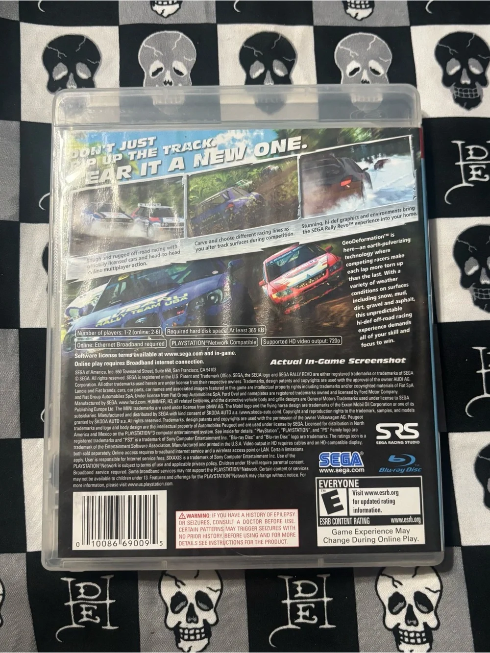 PlayStation 3 Sega Rally Revo Video Game